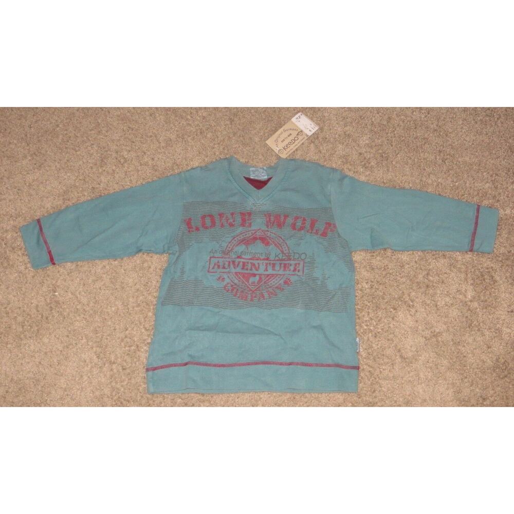 NWT Keedo Lone Wolf Shirt Size XS 4